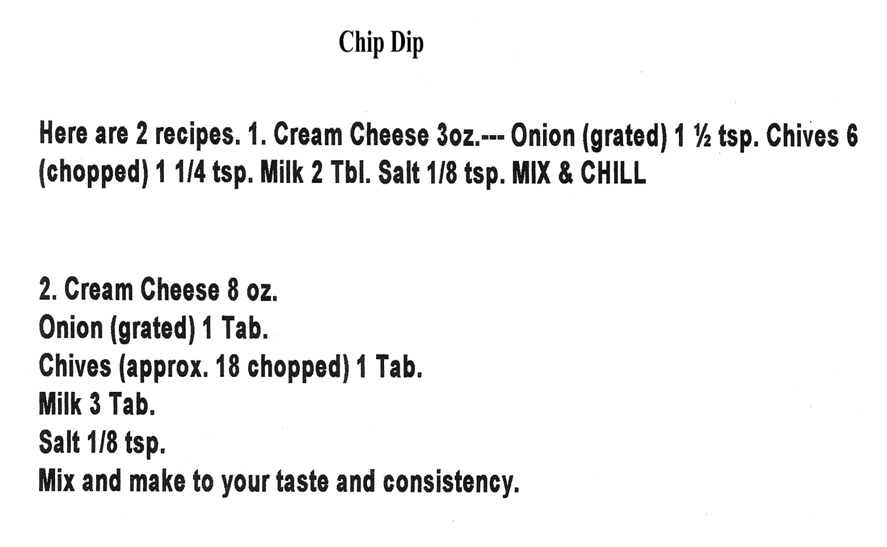 Chip Dip Image